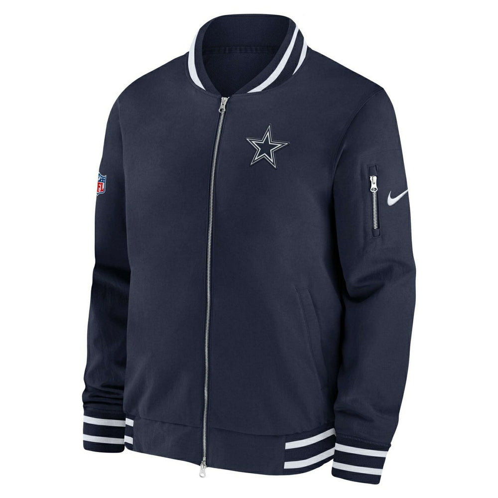 Dallas Cowboys NFL Sideline Nike Coach Bomber Jacket - Taass outlet