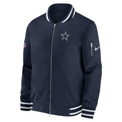 Dallas Cowboys NFL Sideline Nike Coach Bomber Jacket - Taass outlet