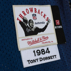 Tony Dorsett #33 Dallas Cowboys 1984 Mitchell & Ness Authentic NFL Jersey Navy - Taass US