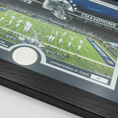 Dallas Cowboys Team Stadium Silver Coin Framed NFL Photo - Taass outlet