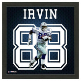 Michael Irvin #88 Dallas Cowboys Impact Jersey Framed NFL Photo - Taass on sale