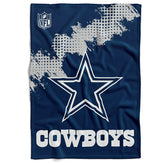 Dallas Cowboys Corner Fleece NFL Blanket - Taass on sale