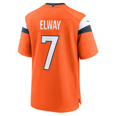 John Elway #7 Denver Broncos Nike Game NFL Jersey Orange - Taass sale