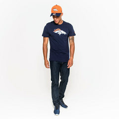 Denver Broncos Team Logo New Era NFL T-Shirt Navy - Taass discount