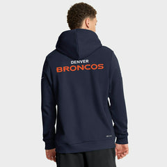 Denver Broncos 2025 NFL Sideline Nike Standard Issue Hoodie Navy - Taass outlet