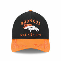 Denver Broncos 2025 NFL Draft 9TWENTY A-Frame Adjustable Cap Black - Taass on sale