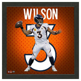 Russell Wilson #3 Denver Broncos Impact Jersey Framed NFL Photo - Taass discount