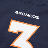 Russell Wilson #3 Denver Broncos Iconic Player NFL Hoodie Navy - Taass Online