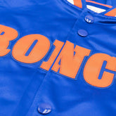 Denver Broncos Mitchell & Ness Lightweight Satin NFL Jacket Blue - Taass on sale
