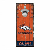 Denver Broncos NFL Bottle Opener Sign - Taass sale