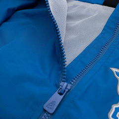Detroit Lions NFL Quarter Zip Windbreaker Jacket Blue - Taass Online