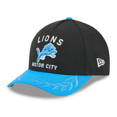 Detroit Lions 2025 NFL Draft 9FORTY M-Crown A-Frame Snapback Cap Black - Taass US