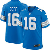 Jared Goff #16 Detroit Lions Nike Game NFL Jersey Blue - Taass US
