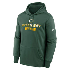 Green Bay Packers Toss Sweep Nike Therma-FIT NFL Hoodie Green - Taass outlet