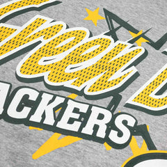 Green Bay Packers Sport Classics Oversized NFL Hoodie Gray - Taass discount