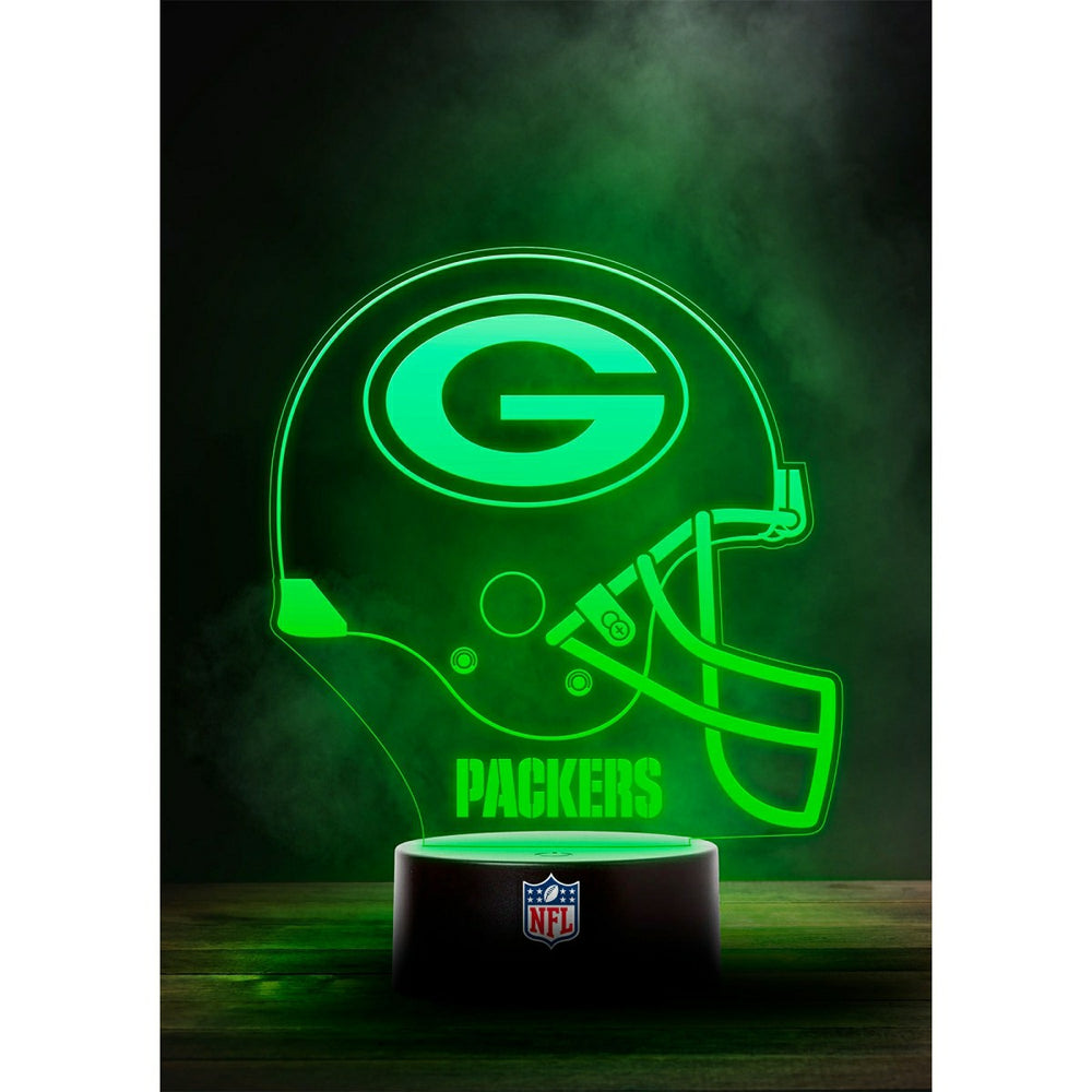 Green Bay Packers NFL Helmet LED Sign - Taass Online