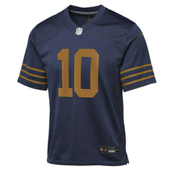 Jordan Love #10 Green Bay Packers Game Football NFL Throwback ALT Jersey Navy (YOUTH) - Taass on sale