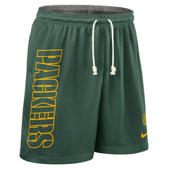Green Bay Packers 2025 NFL Sideline Reversible Mesh Nike Dri-FIT Shorts Green - Taass for sale