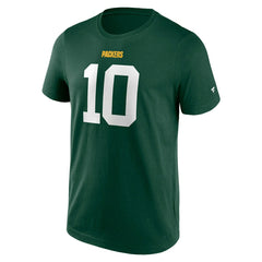 Jordan Love #10 Green Bay Packers Player NFL T-Shirt - Taass sale