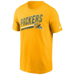 Green Bay Packers Blitz Nike Essential NFL T-Shirt Yellow - Taass outlet