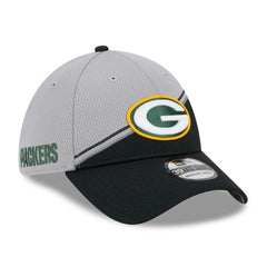 Green Bay Packers Colorway 2023 NFL Sideline New Era 39THIRTY Flex Cap Gray - Taass sale
