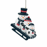 Houston Texans NFL Sledding Snowmen Christmas Ornament - Taass outlet