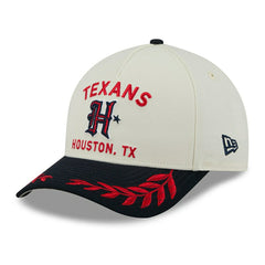 Houston Texans 2025 NFL Draft 9FORTY M-Crown A-Frame Snapback Cap Cream - Taass US