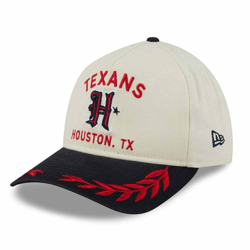 Houston Texans 2025 NFL Draft 9TWENTY A-Frame Adjustable Cap Cream - Taass on sale