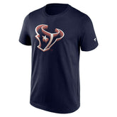 Houston Texans Chrome Logo NFL T-Shirt Navy - Taass sale