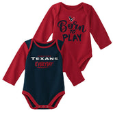 Houston Texans Born to Play NFL Baby Bodysuit Set (2-Piece) - Taass US