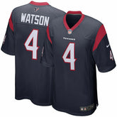 Deshaun Watson #4 Houston Texans Nike Game NFL Jersey Navy - Taass Online