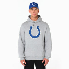 Indianapolis Colts Logo Hoodie NFL Sweatshirt Grey - Taass US