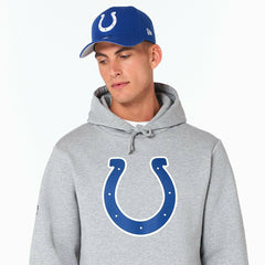 Indianapolis Colts Logo Hoodie NFL Sweatshirt Grey - Taass US