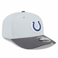 Indianapolis Colts 2025 NFL Training Camp New Era 9SEVENTY Stretch-Snap Cap CW Gray - Taass discount