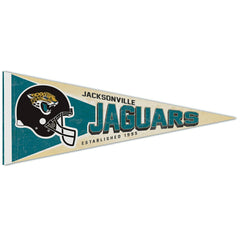 Jacksonville Jaguars Premium Throwback NFL Pennant - Taass on sale
