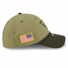 Jacksonville Jaguars 2025 NFL Salute to Service 39THIRTY Flex Cap Olive - Taass on sale