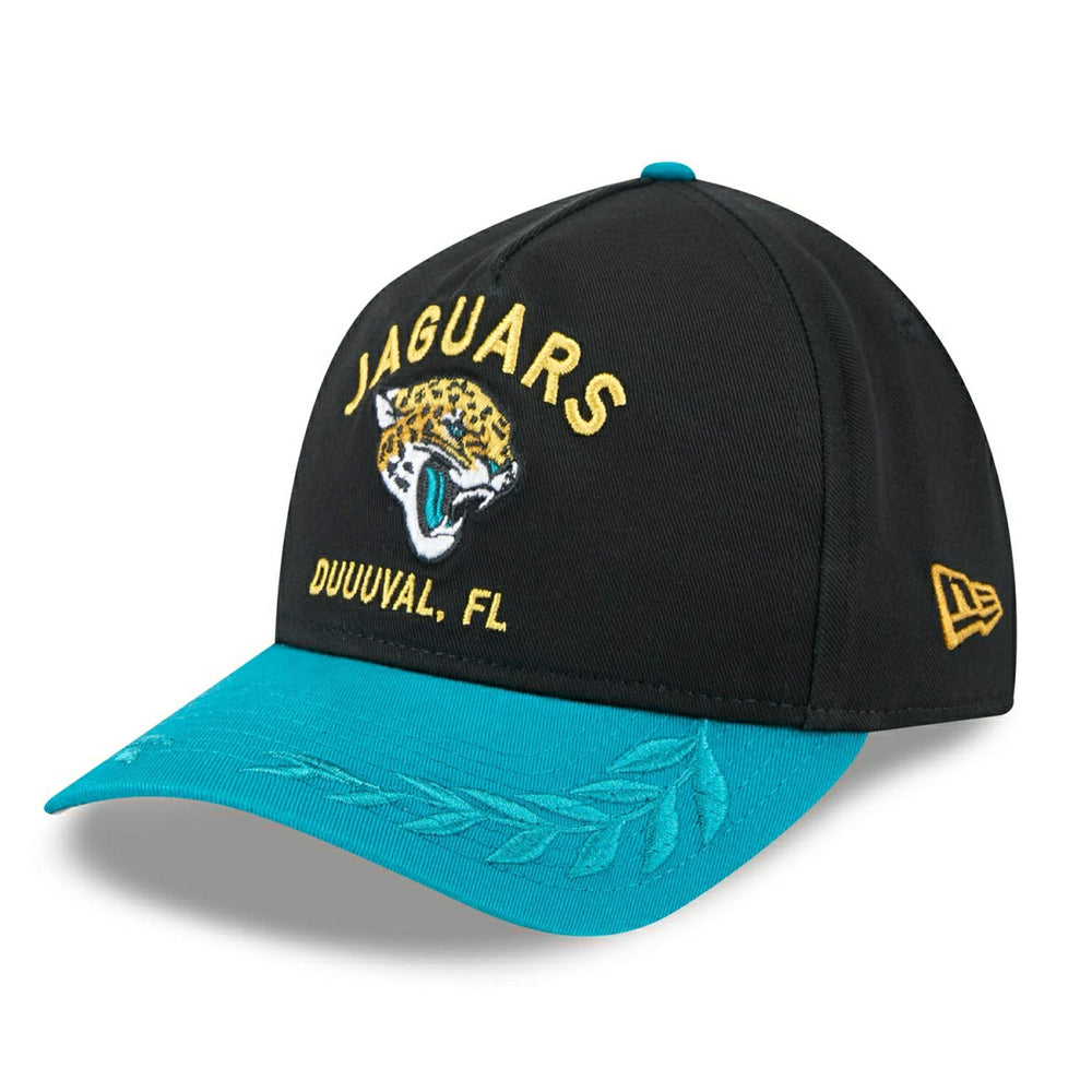 Jacksonville Jaguars 2025 NFL Draft 9TWENTY A-Frame Adjustable Cap Black - Taass US
