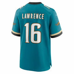 Trevor Lawrence #16 Jacksonville Jaguars Classic Nike Game NFL Jersey Türkis - Taass sale