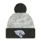 Jacksonville Jaguars 2024 NFL Salute to Service New Era Sport Pom Knit - Taass US
