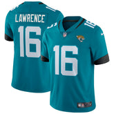 Trevor Lawrence #16 Jacksonville Jaguars Nike Vapor Limited NFL Jersey Alternate Teal - Taass Online