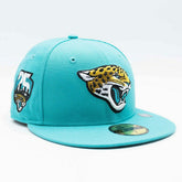 Jacksonville Jaguars 25th Anniversary New Era 59FIFTY Fitted NFL Cap - Taass on sale