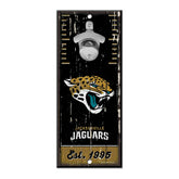 Jacksonville Jaguars WinCraft NFL Bottle Opener Sign - Taass Online