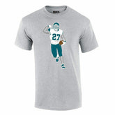 Leonard Fournette #27 Jacksonville Jaguars Silhouette NFL T-Shirt - Taass discount
