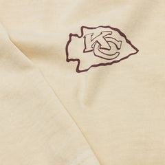 Kansas City Chiefs L&L '89 Classics NFL T-Shirt Cream - Taass Online