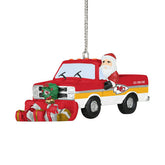Kansas City Chiefs NFL Snow Plow Truck Christmas Ornament - Taass US