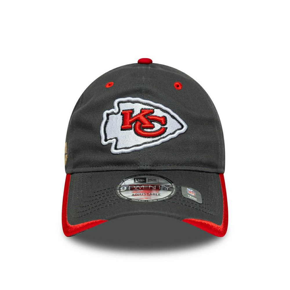 Kansas City Chiefs Super Bowl IV 9TWENTY Adjustable Cap Dark Gray - Taass for sale