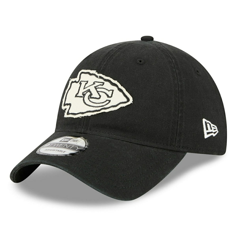 Kansas City Chiefs NFL Stamp 9TWENTY Adjustable Cap Black - Taass Online