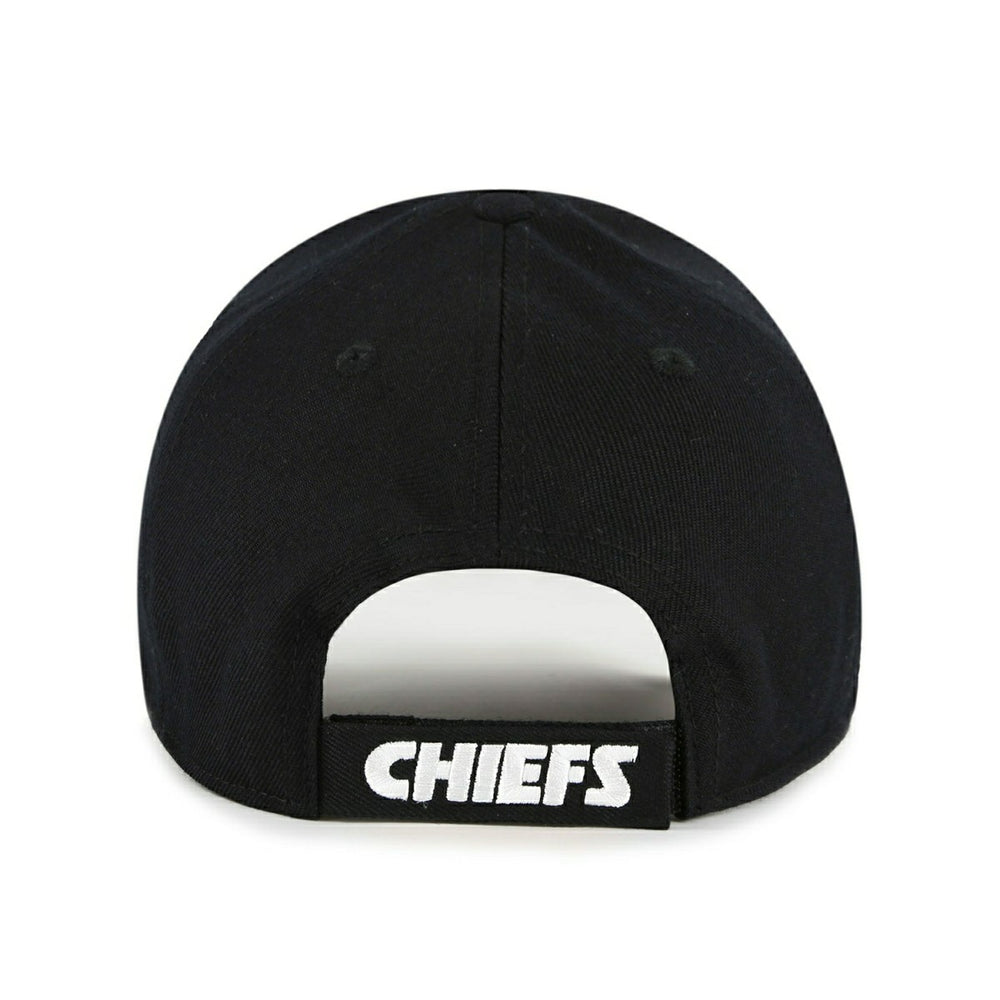 Kansas City Chiefs Black & White '47 MVP Adjustable NFL Cap Black - Taass sale