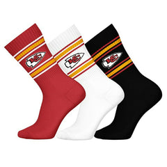 Kansas City Chiefs Team Set NFL Crew Socks (3-Pack) - Taass sale
