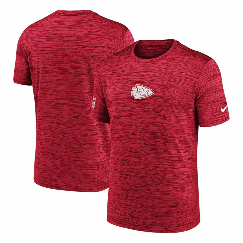 Kansas City Chiefs 2025 NFL Sideline Nike Velocity Performance T-Shirt Red - Taass US